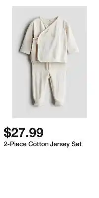 H&M 2-Piece Cotton Jersey Set offer