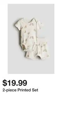 H&M 2-piece Printed Set offer