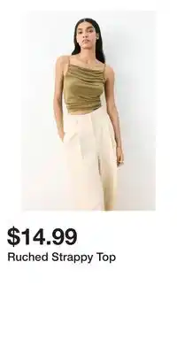 H&M Ruched Strappy Top offer