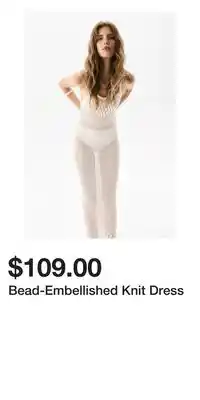 H&M Bead-Embellished Knit Dress offer