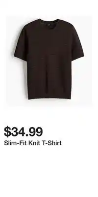H&M Slim-Fit Knit T-Shirt offer