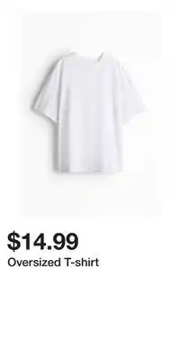 H&M Oversized T-shirt offer