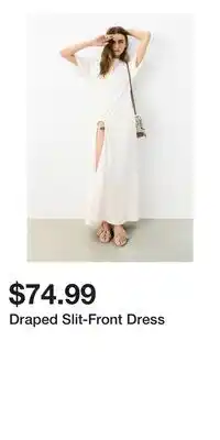 H&M Draped Slit-Front Dress offer