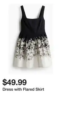 H&M Dress with Flared Skirt offer