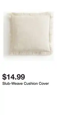 H&M Slub-Weave Cushion Cover offer
