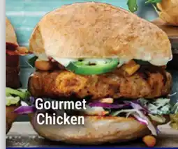 M & M Food Market Gourmet Chicken Burgers offer
