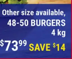 M & M Food Market 48-50 BURGERS offer