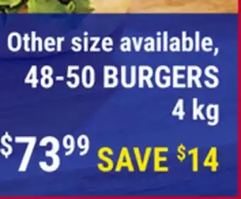 M & M Food Market 48-50 BURGERS offer