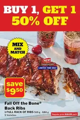 M & M Food Market Fall Off the Bone Back Ribs offer