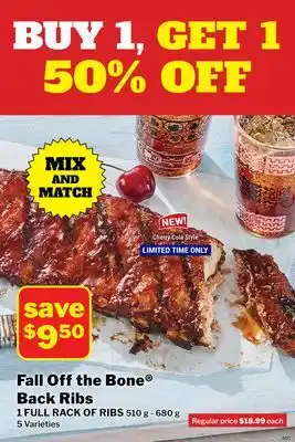 M & M Food Market Fall Off the Bone Back Ribs offer