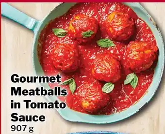 M & M Food Market Gourmet Meatballs in Tomato Sauce offer