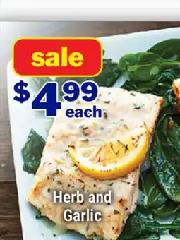 M & M Food Market Pink Salmon in Sauce Herb and Garlic offer