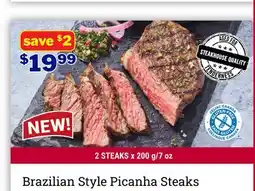 M & M Food Market Brazilian Style Picanha Steaks offer