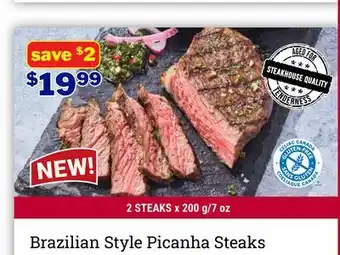 M & M Food Market Brazilian Style Picanha Steaks offer