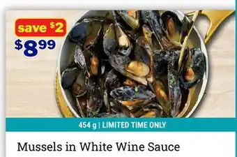 M & M Food Market Mussels in White Wine Sauce offer