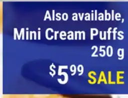 M & M Food Market Mini Cream Puffs offer