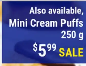 M & M Food Market Mini Cream Puffs offer
