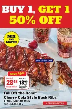 M & M Food Market Fall Off the Bone Cherry Cola Style Back Ribs offer