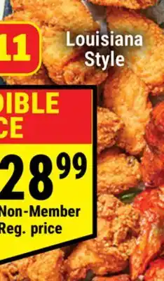M & M Food Market Fully Cooked Chicken Wings Louisiana Style offer