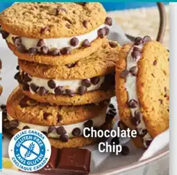 M & M Food Market Ice Cream Cookie Sandwiches Chocolate Chip offer