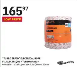 BMR TURBO BRAID ELECTRICAL ROPE offer