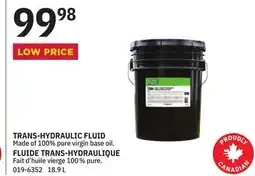 BMR TRANS-HYDRAULIC FLUID offer
