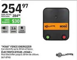 BMR M360 FENCE ENERGIZER offer