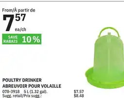 BMR POULTRY DRINKER offer