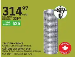 BMR 842 FARM FENCE offer