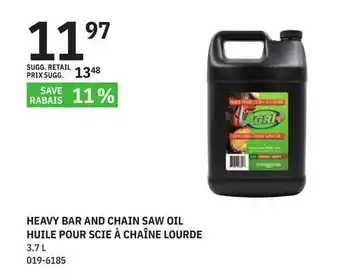 BMR HEAVY BAR AND CHAIN SAW OIL offer
