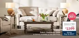 La Z Boy Laurel Fabric Stationary Sofa offer