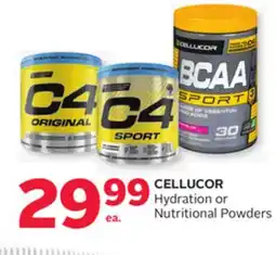 Rexall CELLUCOR Hydration or Nutritional Powders offer