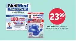 Rexall NEILMED Sinus Rinse Kit, Refills 70' s-100' s or Neti Pot offer