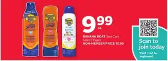Rexall BANANA BOAT Sun Care offer