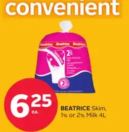 Rexall BEATRICE Skim, 1% or 2% Milk offer