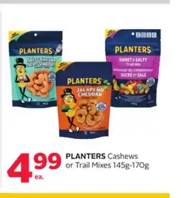 Rexall PLANTERS Cashews or Trail Mixes offer