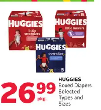 Rexall HUGGIES Boxed Diapers offer