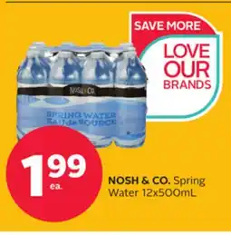 Rexall NOSH & CO. Spring Water offer