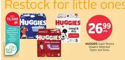 Rexall HUGGIES Super Boxed Diapers offer