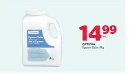 Rexall OPTION + Epsom Salts offer
