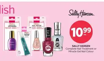 Rexall SALLY HANSEN Complete Nail Treatment or Miracle Gel Nail Colour offer