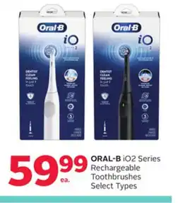 Rexall ORAL-B iO2 Series Rechargeable Toothbrushes offer