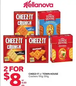 Rexall CHEEZ-IT or TOWN HOUSE Crackers offer