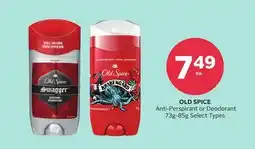 Rexall OLD SPICE Anti-Perspirant or Deodorant offer