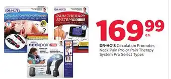 Rexall Circulation Promoter, Neck Pain Pro or Pain Therapy System Pro offer