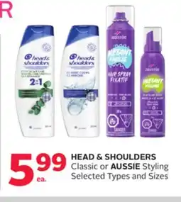 Rexall HEAD & SHOULDERS Classic or AUSSIE Styling offer