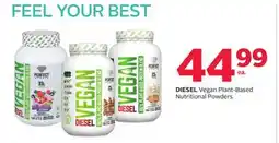 Rexall DIESEL Vegan Plant-Based Nutritional Powders offer