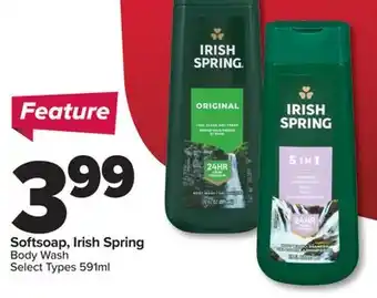 PharmaChoice Softsoap, Irish Spring Body Wash offer
