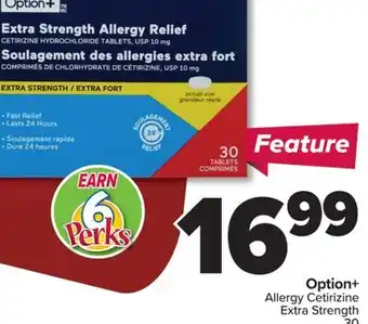 PharmaChoice Option+ Allergy Cetirizine Extra offer