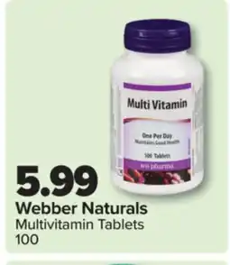 PharmaChoice Webber Naturals Multivitamin Tablets offer